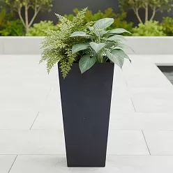 IDEALIST Lite Tall Tapered Contemporary Light Concrete Planter