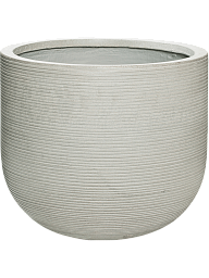 Ridged Ficonstone Round Planter | Indoor and Outdoor Plant Pot