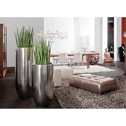 Pandora 125 Round Tall Polystone Indoor Planter