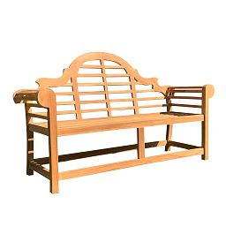 Lutyen Wood Garden Bench by Woodd