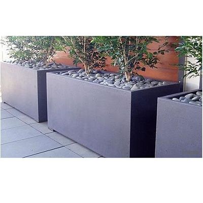 AXIS Trough Outdoor Fiberglass Planter AXIS Trough Outdoor Fiberglass Planter