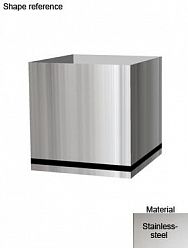 Superline Trend Plus on Wheels Square Indoor Planter