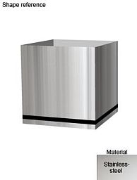 Superline Trend Plus on Wheels Square Indoor Planter