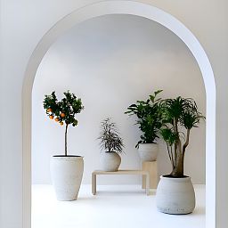 Round Ficonstone Hestia Vase Planter by Idealist Premium