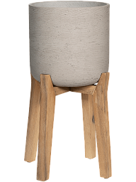 Rough Fibreclay Planter | Indoor and Outdoor Plant Pot with Feet