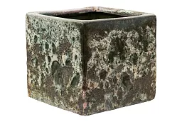 Lava Ceramic Square Planter | Indoor Plant Pot