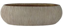 Composits Twist Round Planter Pot IN\OUT