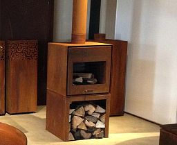 Thor Standing Corteen Steel Garden Burner