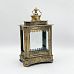 Square Metal Antique Garden Gold Lantern with Latch by Minster