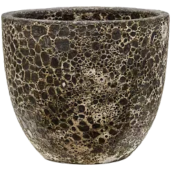Lava Ceramic Round Planter | Indoor and Outdoor Plant Pot