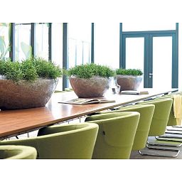 Loft Tabletop Vase Bowl Polystone Indoor Planter