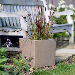 Square Resin Planter by Cadix Capi Tutch