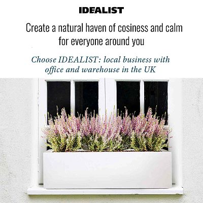 IDEALIST Lite Window Box Light Concrete Planter