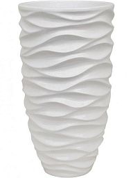Luxe Lite Glossy Sea Tall Indoor Planter