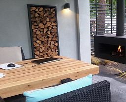 Wood Garden Storage Tall