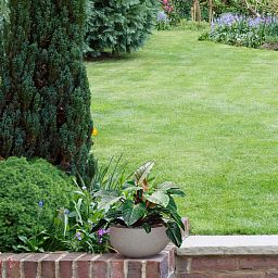 IDEALIST Lite Textured Concrete Effect Bowl Outdoor Planter