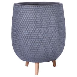 IDEALIST Lite Honeycomb Style Egg Planter on Legs, Round Pot Plant Stand Indoor