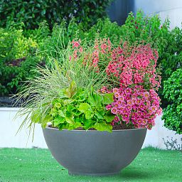 IDEALIST Lite Dish Style Smooth Bowl Outdoor Planter