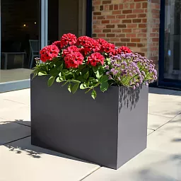 IDEALIST Lite Contemporary Light Concrete Trough Planter