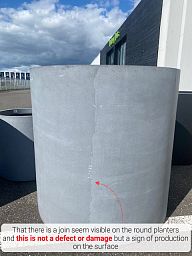 Fibrestone Jumbo Max Round Planter by Idealist Premium