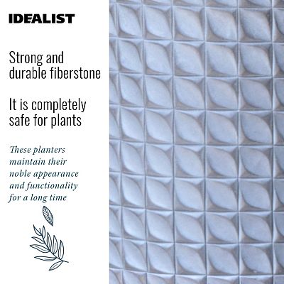 IDEALIST Lite Faceted Effect Planter on Legs