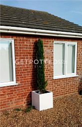 Square Fiberstone Planter by Idealist Premium