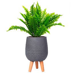 IDEALIST Lite Honeycomb Style Egg Planter on Legs, Round Pot Plant Stand Indoor