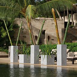 Square Polystone Planter by Fleur Ami