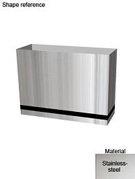 Superline Trend Plus on Wheels Rectangle Indoor Planter