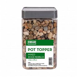Plant Pot Toppers Stones Mixed River Pebbles