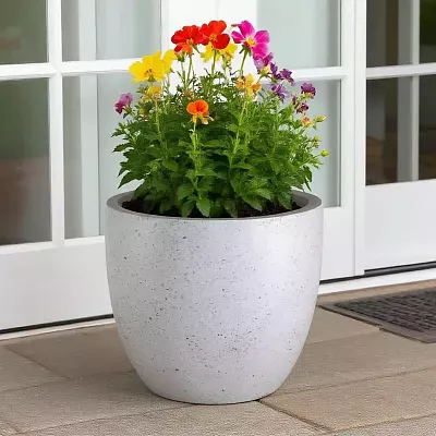 IDEALIST Lite Contemporary Light Concrete Egg Planter
