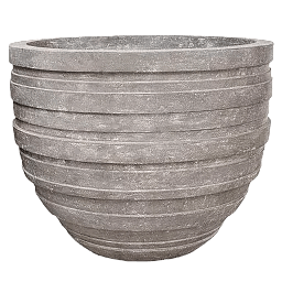Polystone Ribbed Planter | Indoor and Outdoor Plant Pot