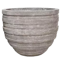 Polystone Ribbed Planter | Indoor and Outdoor Plant Pot