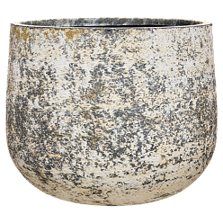 Atlas Round Planter | Fiberstone Indoor and Outdoor Plant Pot