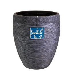 IDEALIST Lite Ribbed Light Concrete Vase Planter