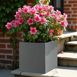 IDEALIST Lite Square Box Contemporary Light Concrete Planter