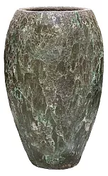 Lava Ceramic Tall Planter | Large Indoor and Outdoor Plant Pot Vase