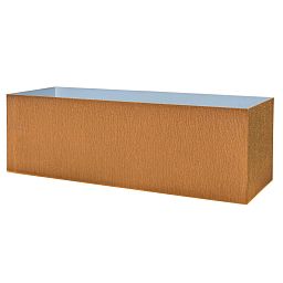 Cortenstyle Trend on Ring Rectangle Planter IN\OUT