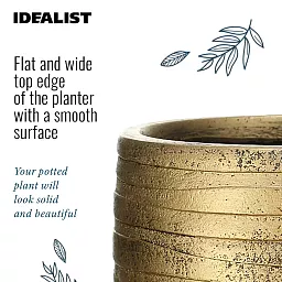 IDEALIST Lite Row Style Round Indoor Planter
