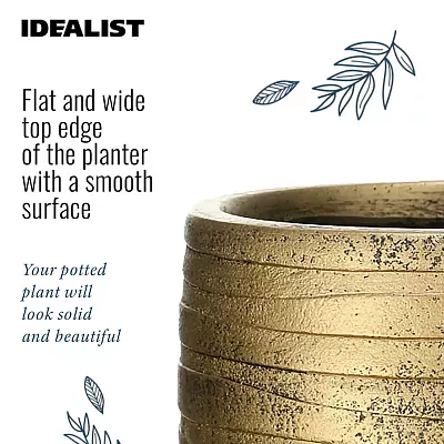 IDEALIST Lite Row Style Round Indoor Planter
