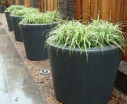 Cairo Outdoor Aluminum Round Planter