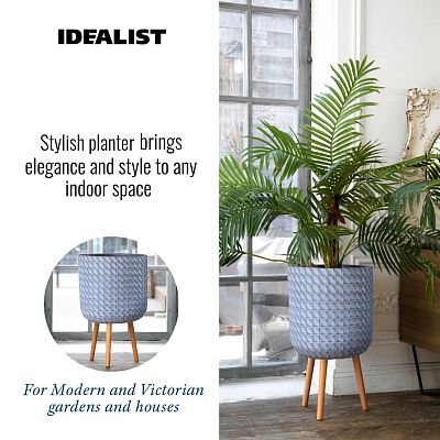 IDEALIST Lite Faceted Effect Planter on Legs