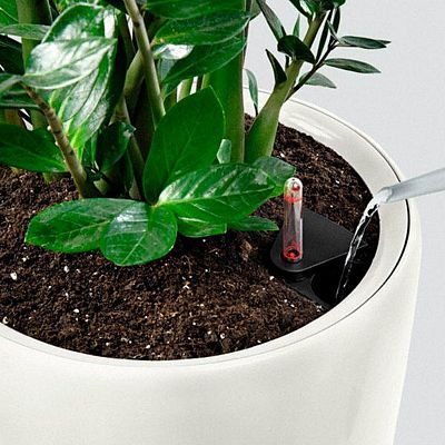 LECHUZA CLASSICO LS Round Poly Resin Self-watering Planter Set
