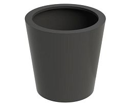 Cairo Outdoor Aluminum Round Planter