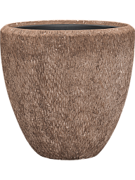 Polystone Egg Planter + Liner | Indoor Plant Pot