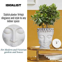 IDEALIST Lite Buddha Face Plant Pot Indoor