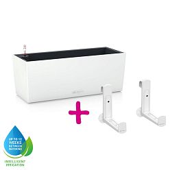 LECHUZA BALCONERA Color Trough Poly Resin Self-watering Planter Set