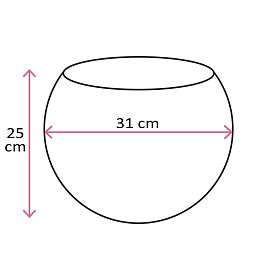 Round Fiberstone Planter by Idealist Premium BETH Glossy