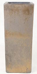 Ceramic Tapered Square Tall Matte Planter Pot In/Out