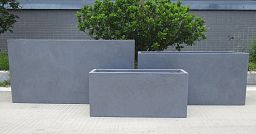 IDEALIST Lite Contemporary Light Concrete High Trough Planter